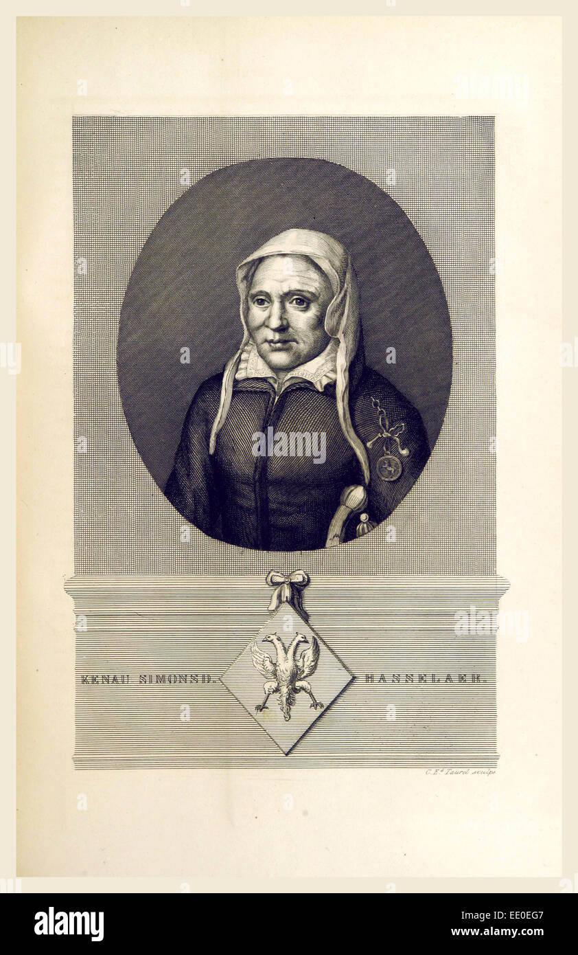 Niederländische Geschichte Kenau Simon D. Hasselaer Stockfoto