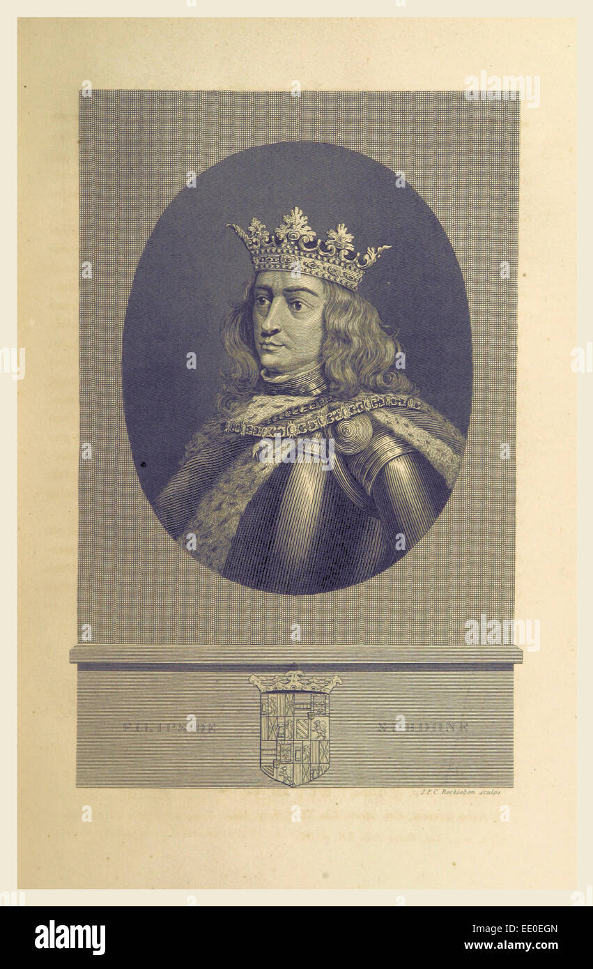 Niederländische Geschichte Philipp de Schoone Stockfoto