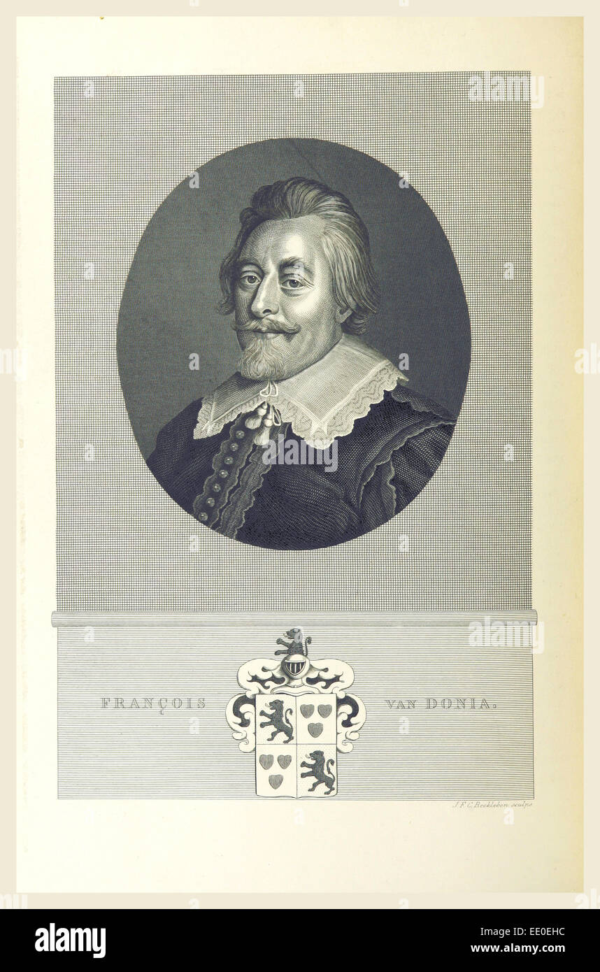 Niederländische Geschichte Francois van Donia Stockfoto