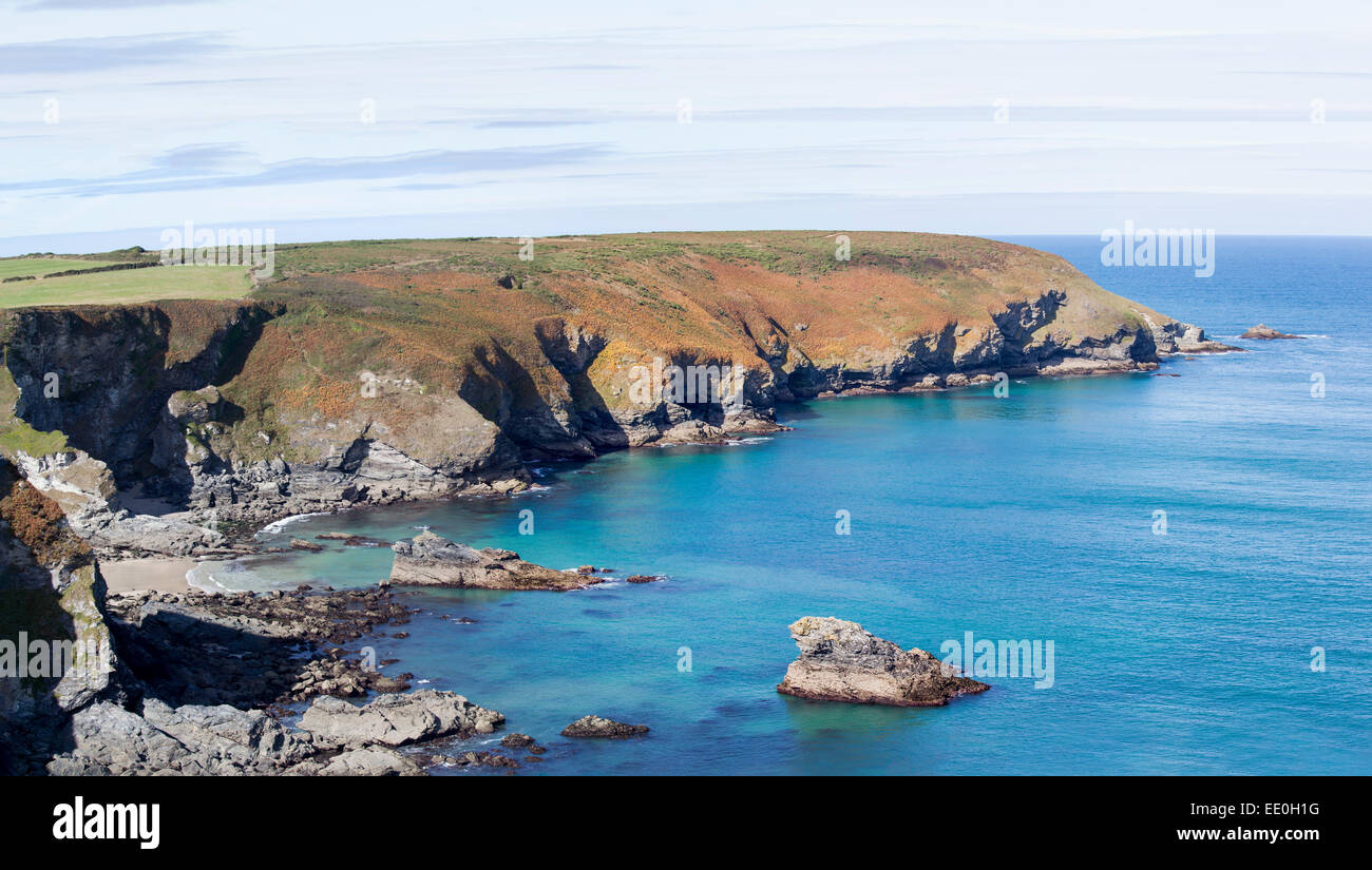 Küste Cornwalls Stockfoto