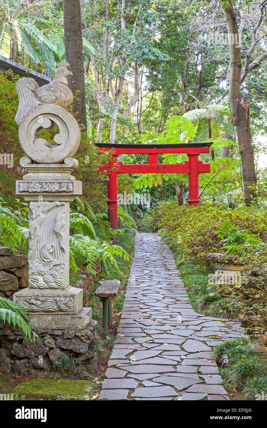 Monte Palace Tropical Gardens, Madeira Stockfoto