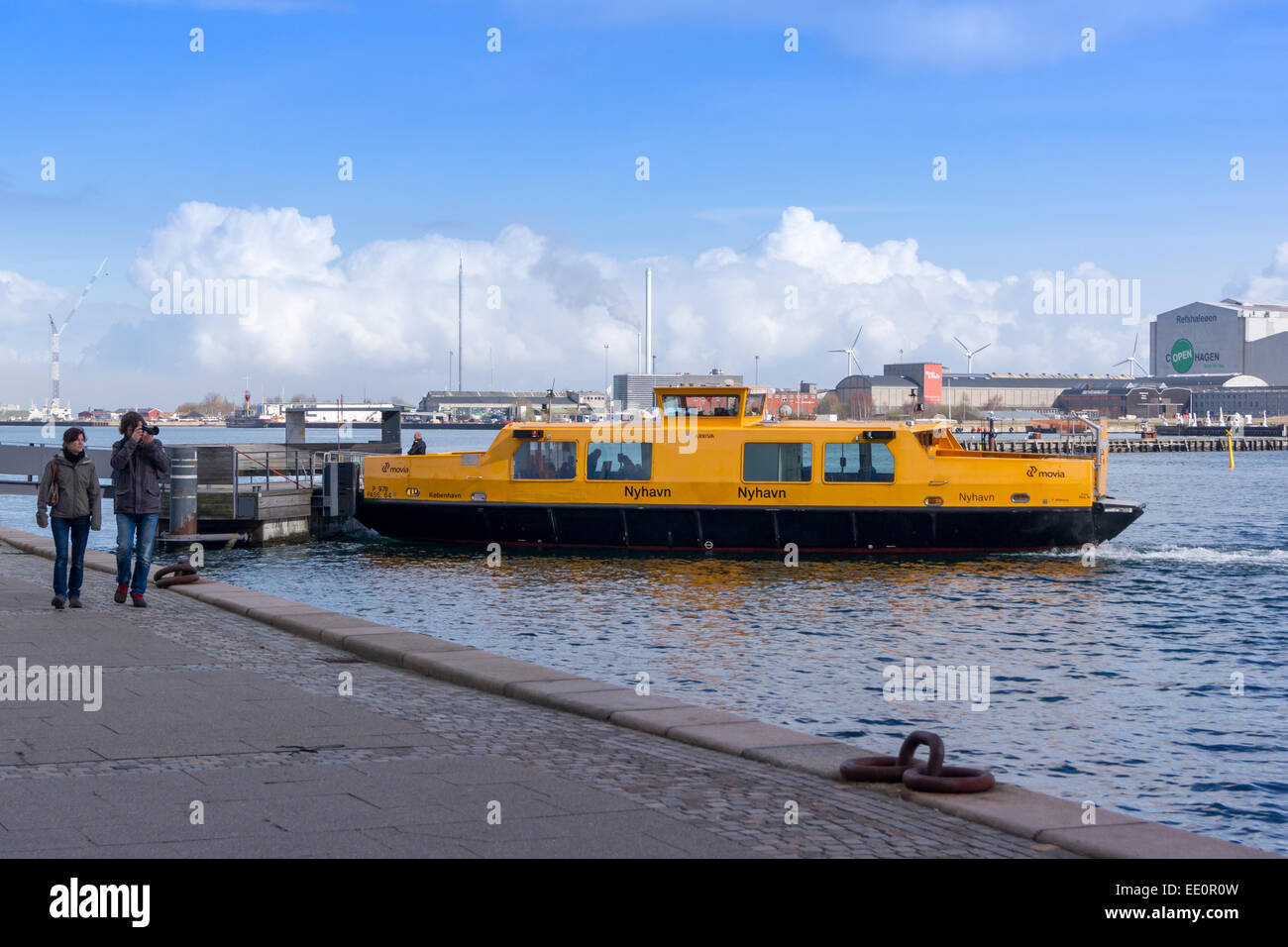 Havnebussen. Kopenhagen, Dänemark Stockfoto