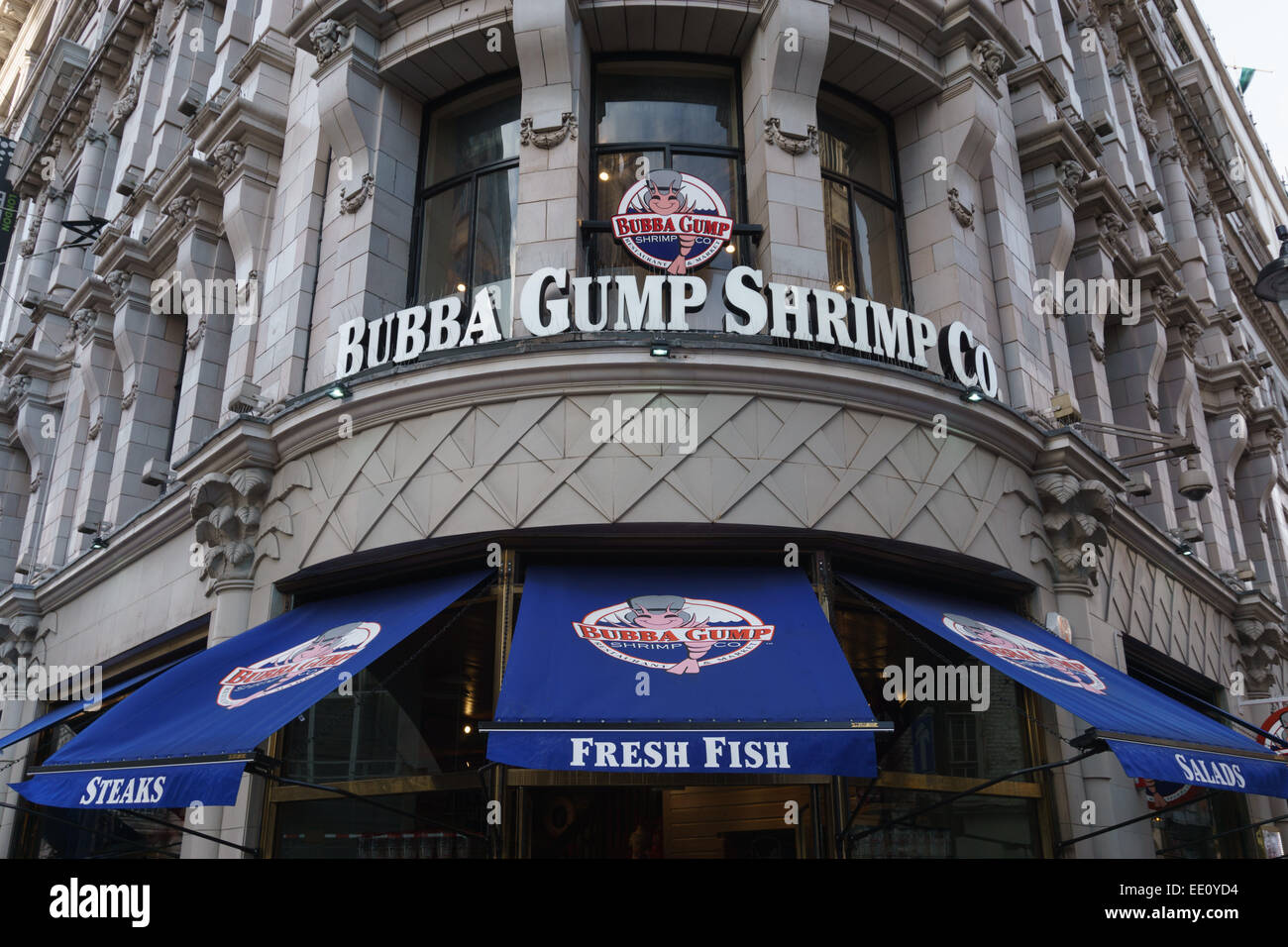 Das neue Bubba Gump Shrimp Co. Restaurant in London Stockfoto