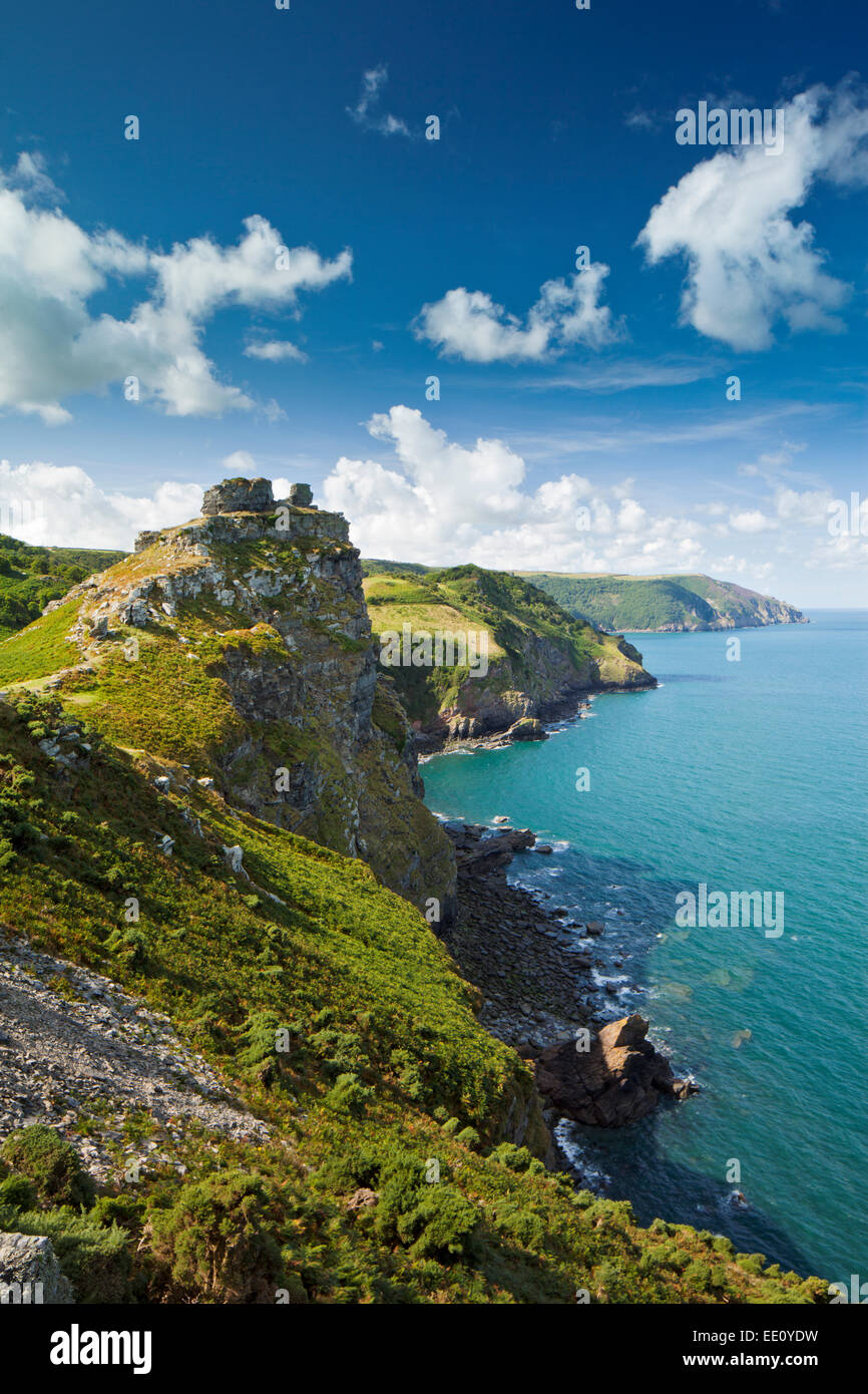 Castle Rock, Valley of Rocks, North Devon. Stockfoto