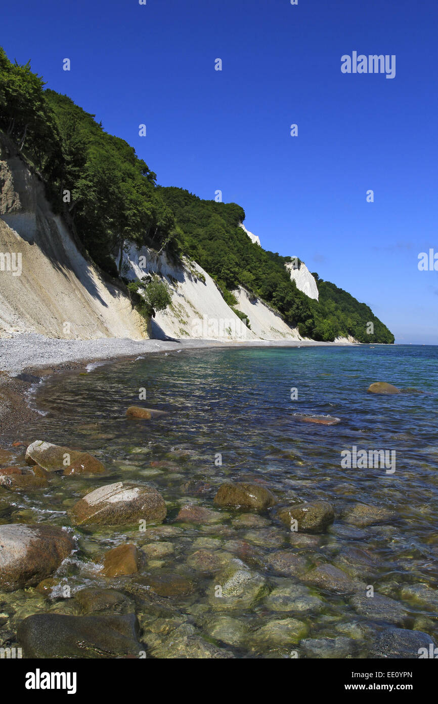 Deutschland, Mecklenburg-Vorpommern, Ostsee, Insel Rügen, Nationalpark Jasmund, Sassnitz, Kreidekueste Stockfoto