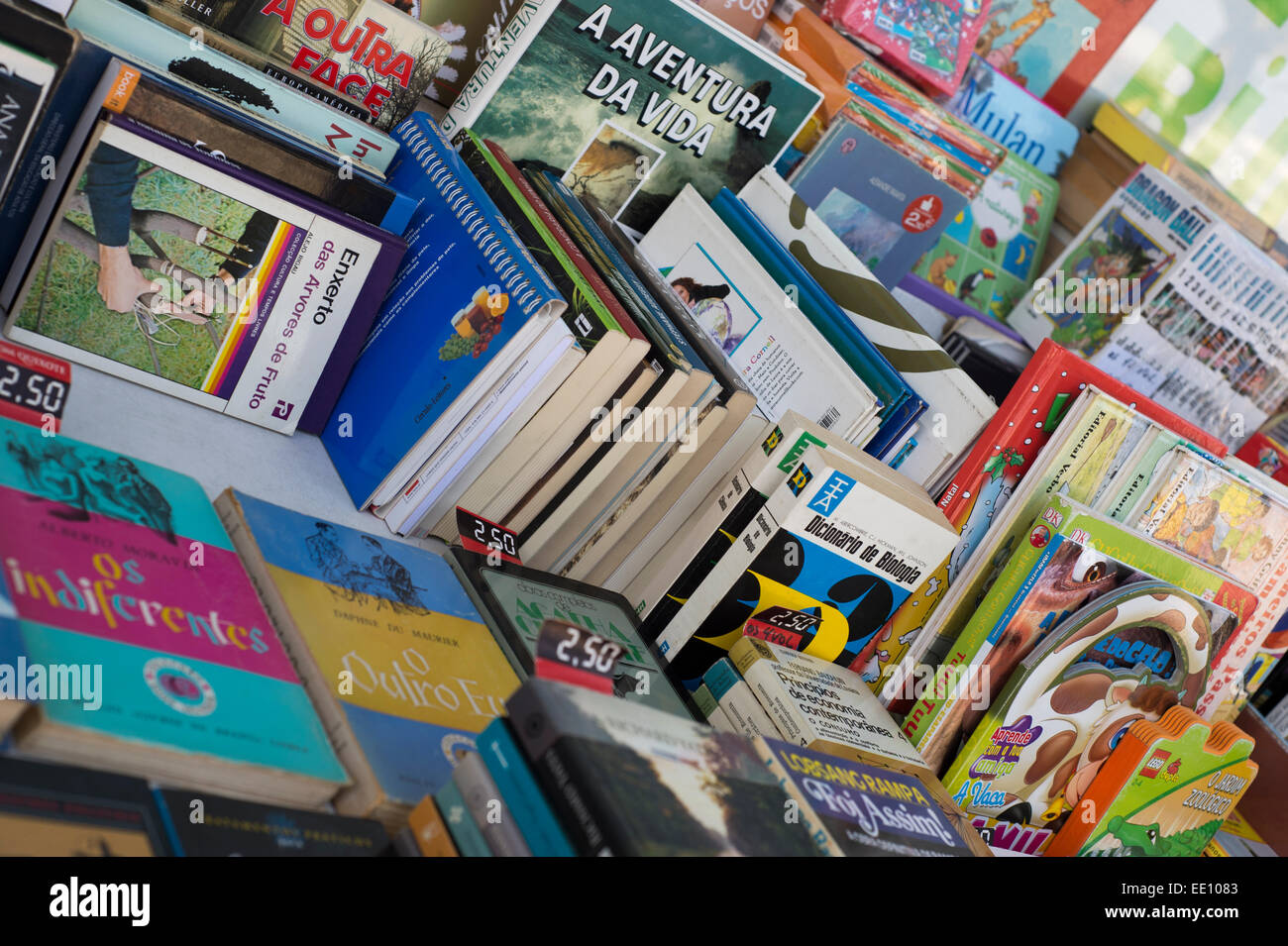 Second-Hand-Bücher-shop Stockfoto