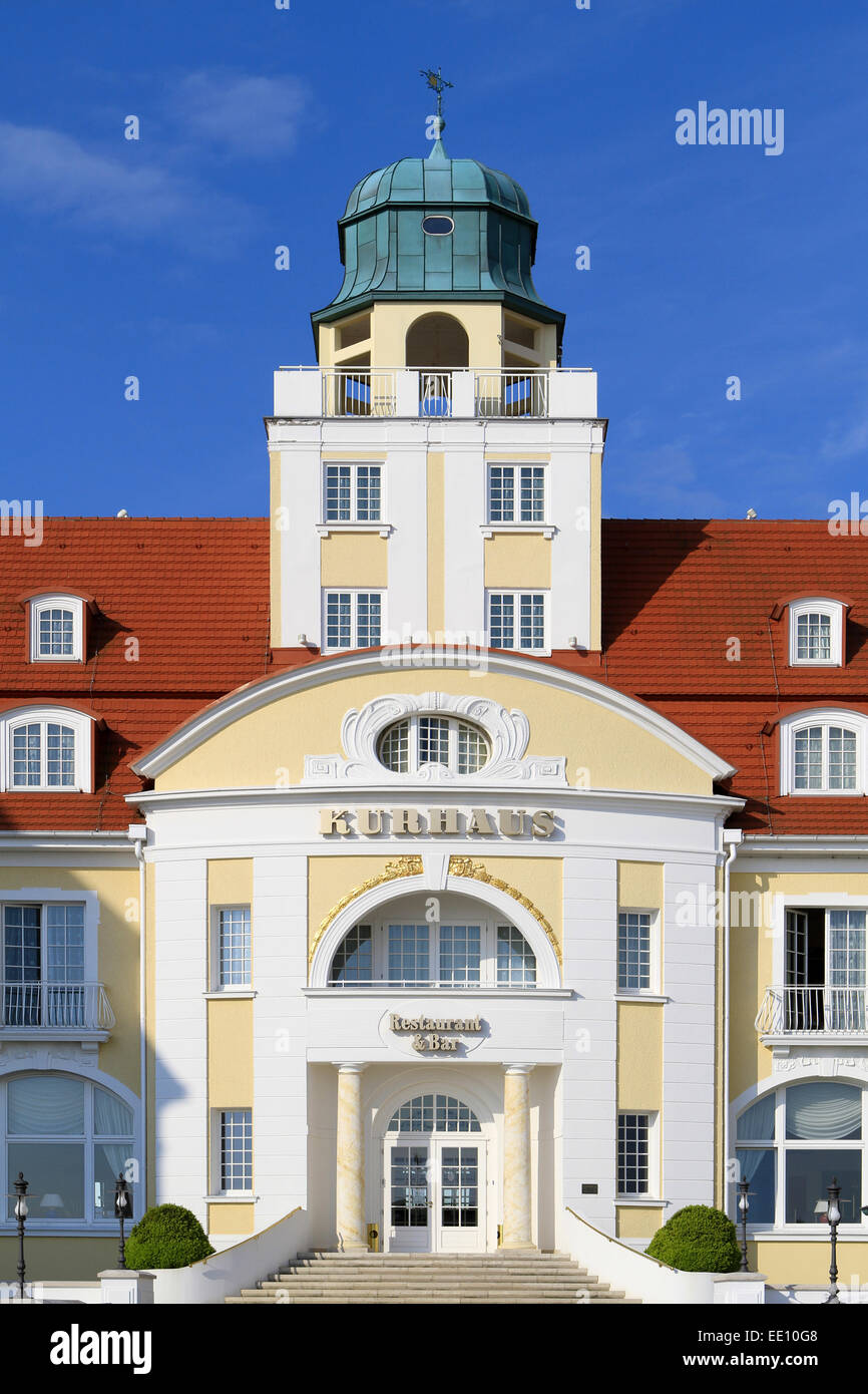 Deutschland, Mecklenburg-Vorpommern, Ostsee, Insel Rügen, Ostseebad Binz, Kurhaus Stockfoto