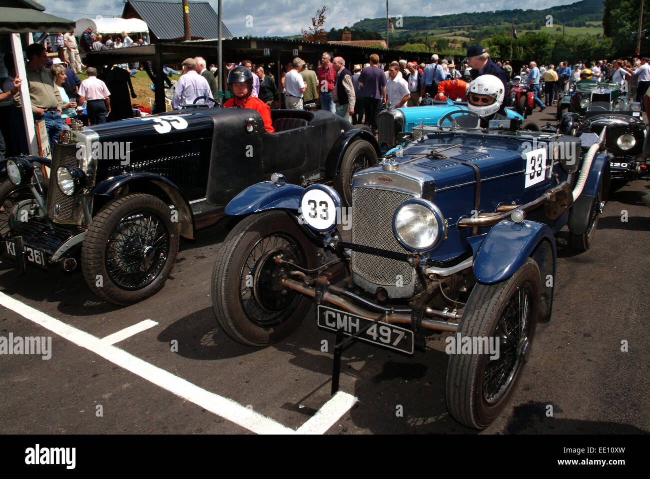 Shelsey Walsh Bergrennen in Prescott Hill, Gloucestershire. Stockfoto