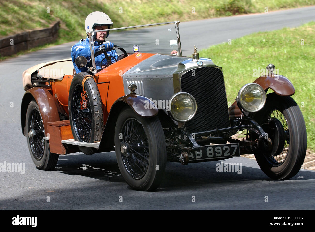 Shelsey Walsh Bergrennen in Prescott Hill, Gloucestershire. Stockfoto