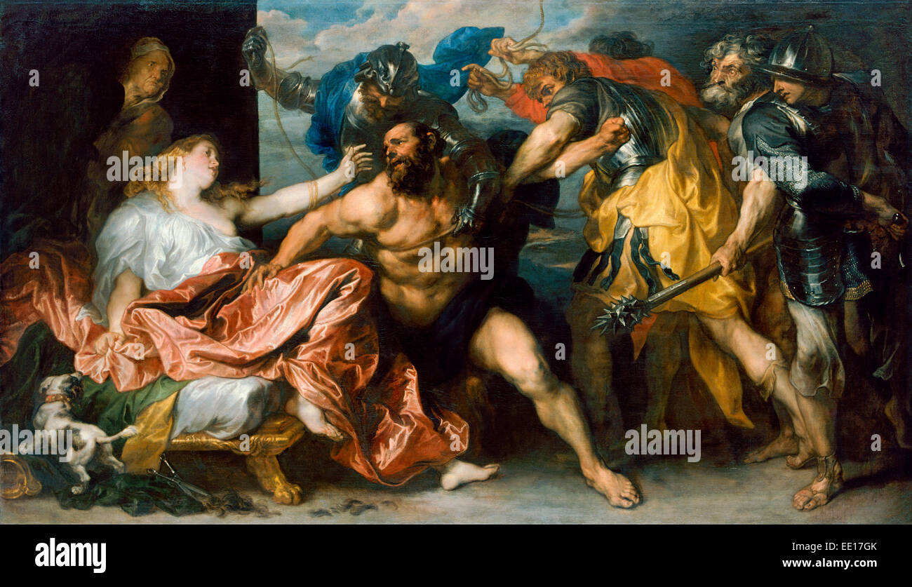 Samson und Delilah, circa 1630 Anthony van Dyck Stockfoto