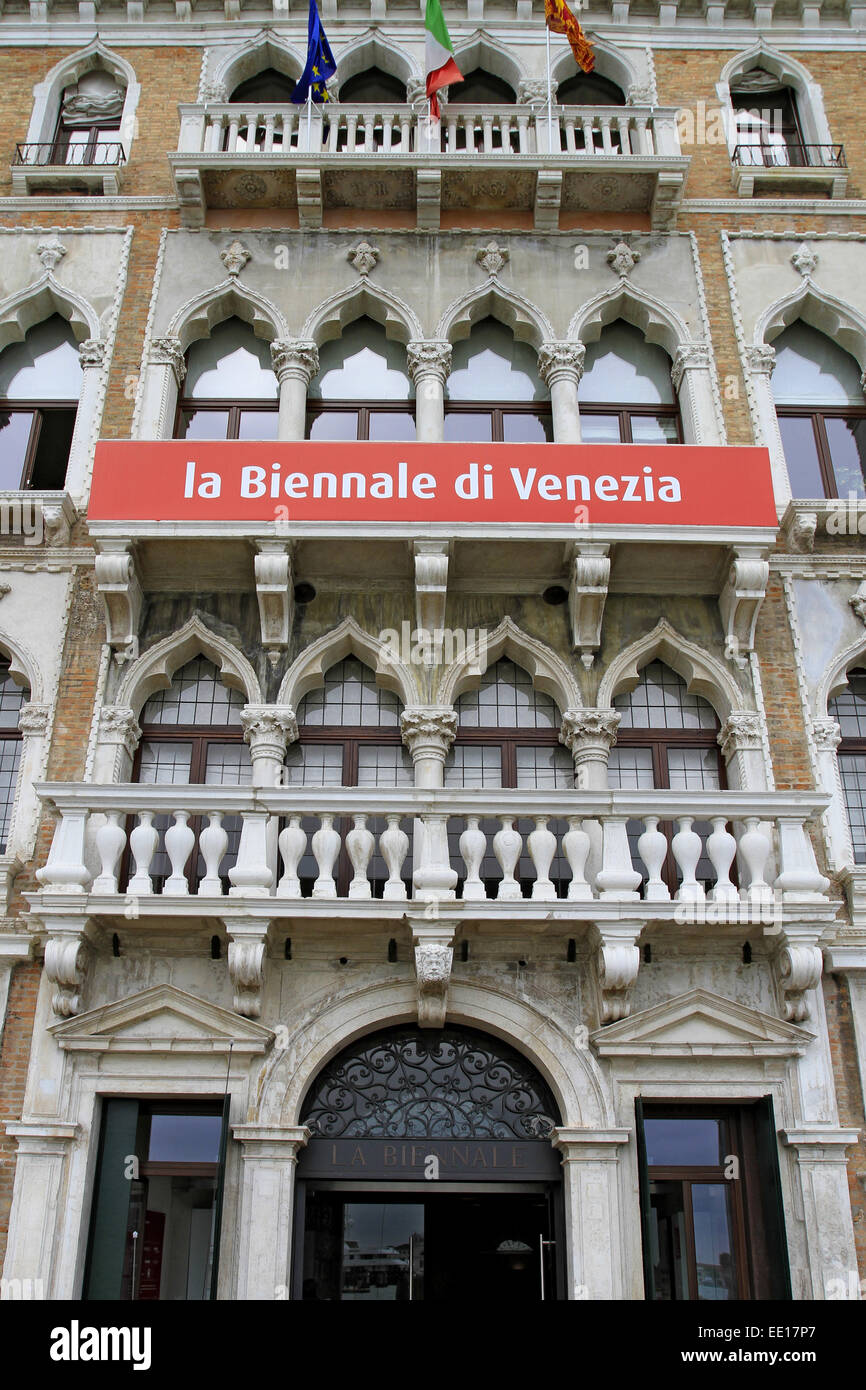 La Biennale Die Venezia, Italien Venedig Stockfoto