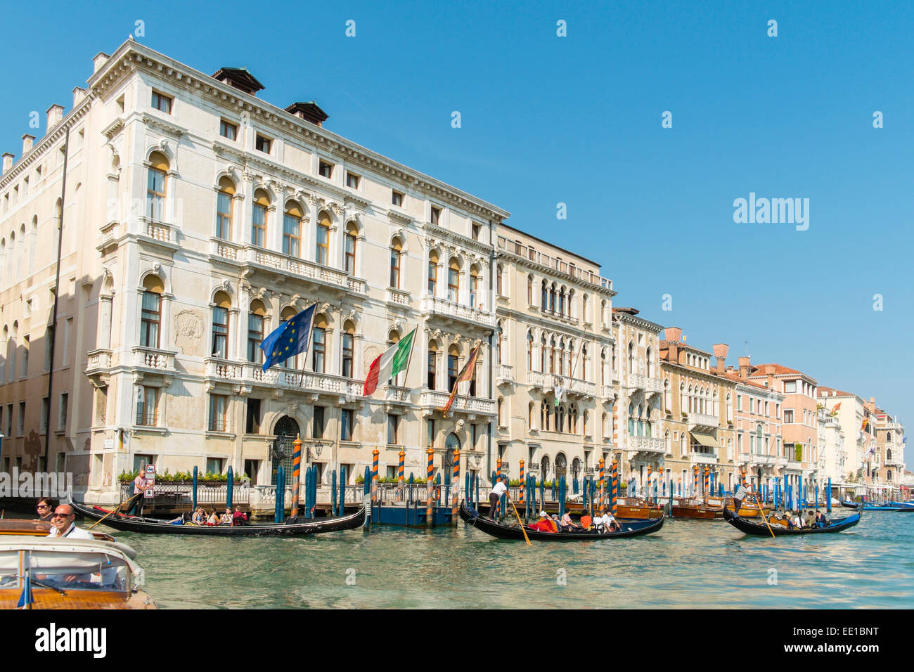 Canal Grande, Canale Grande, San Marco Viertel, Venedig, Veneto Region, Italien Stockfoto