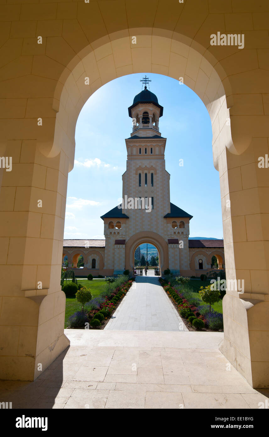 Krönung Kathedrale, Alba Iulia, Siebenbürgen, Rumänien Stockfoto