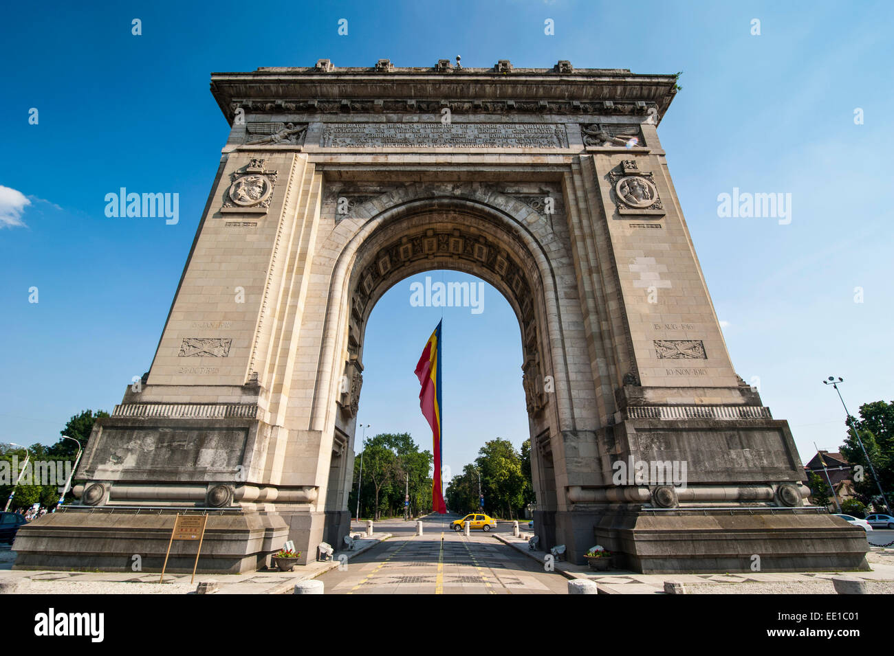 Arcul de Triumf, Triumphbogen, Bukarest, Rumänien Stockfoto