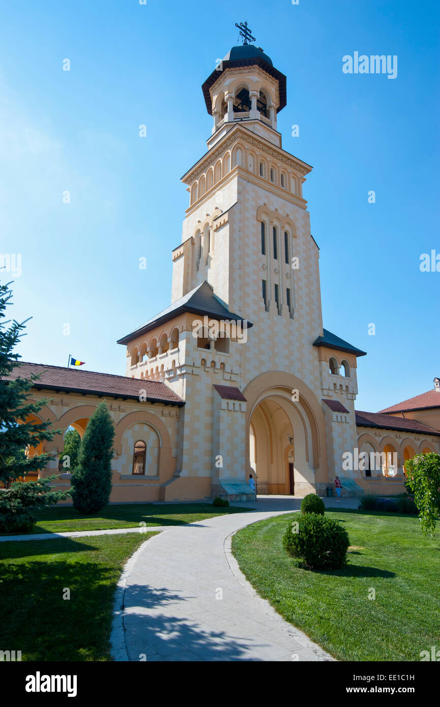 Krönung Kathedrale, Alba Iulia, Siebenbürgen, Rumänien Stockfoto