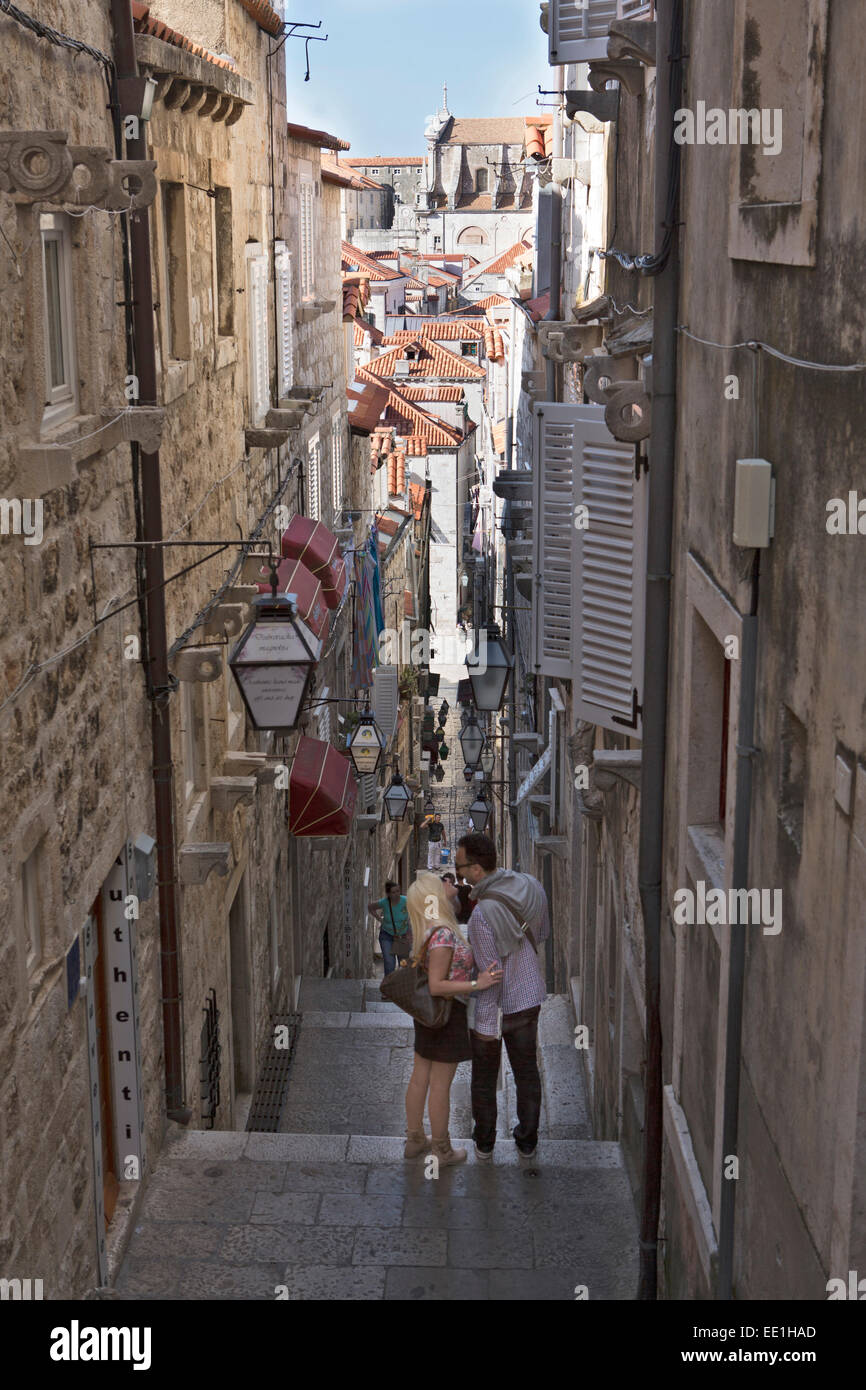 Dubrovnik, Dalmatien, Kroatien, Europa Stockfoto