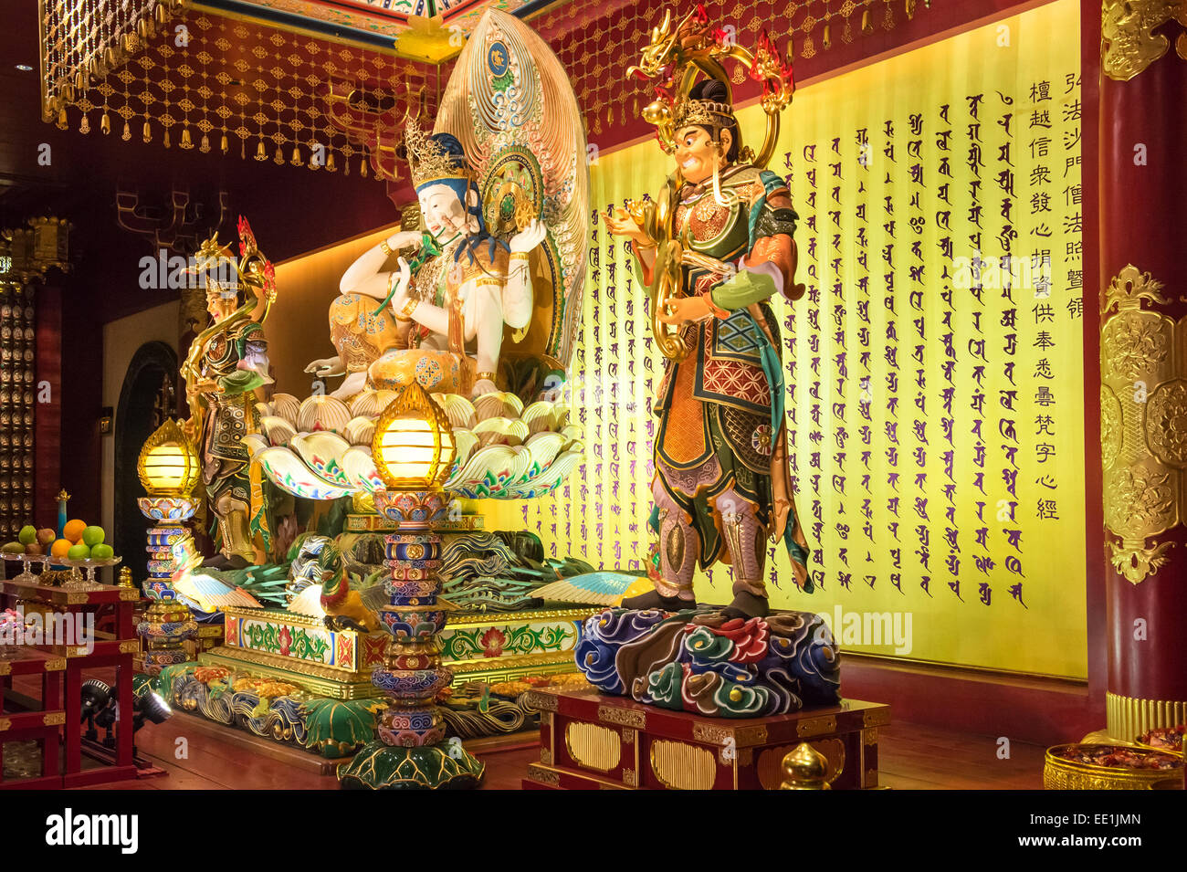 Buddha Tooth Relic Temple, Chinatown, Singapur, Südostasien, Asien Stockfoto
