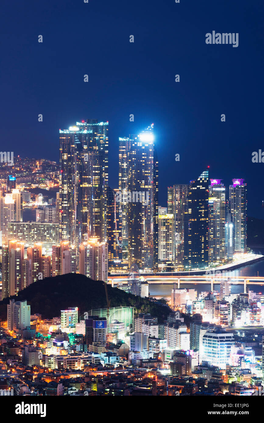 City Skyline, Busan, Südkorea, Asien Stockfoto