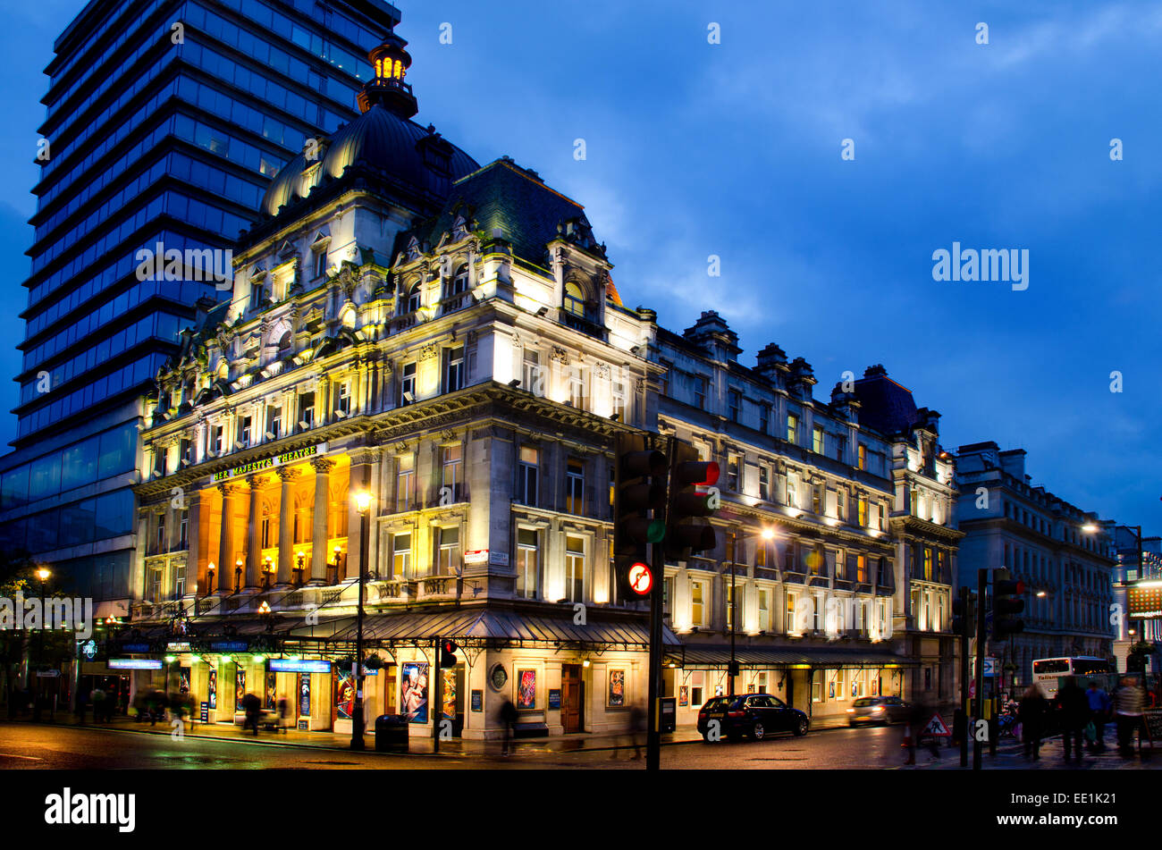 Her Majesty es Theatre, London - das Phantom der Oper Stockfoto