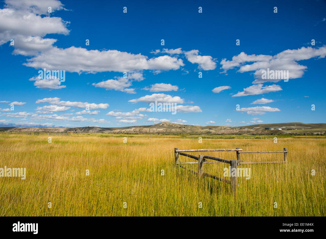 Tief liegende Wolken im Süden Wyoming, Vereinigte Staaten von Amerika, Nordamerika Stockfoto