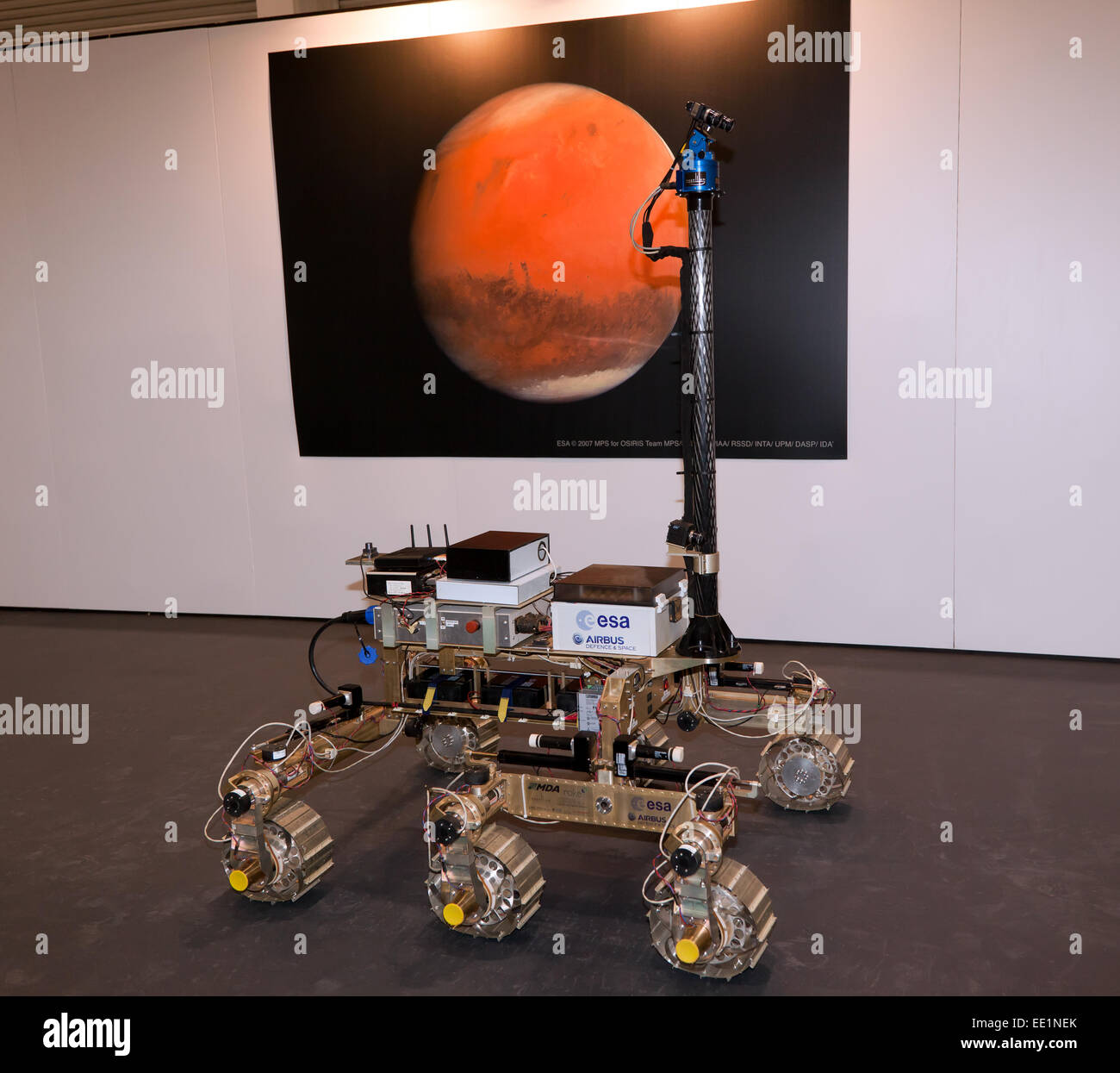 Bruno Mars-Rover auf dem Display in James Mays "Autos, verändert die Welt" Sonderausstellung im London Classic Car Show Stockfoto