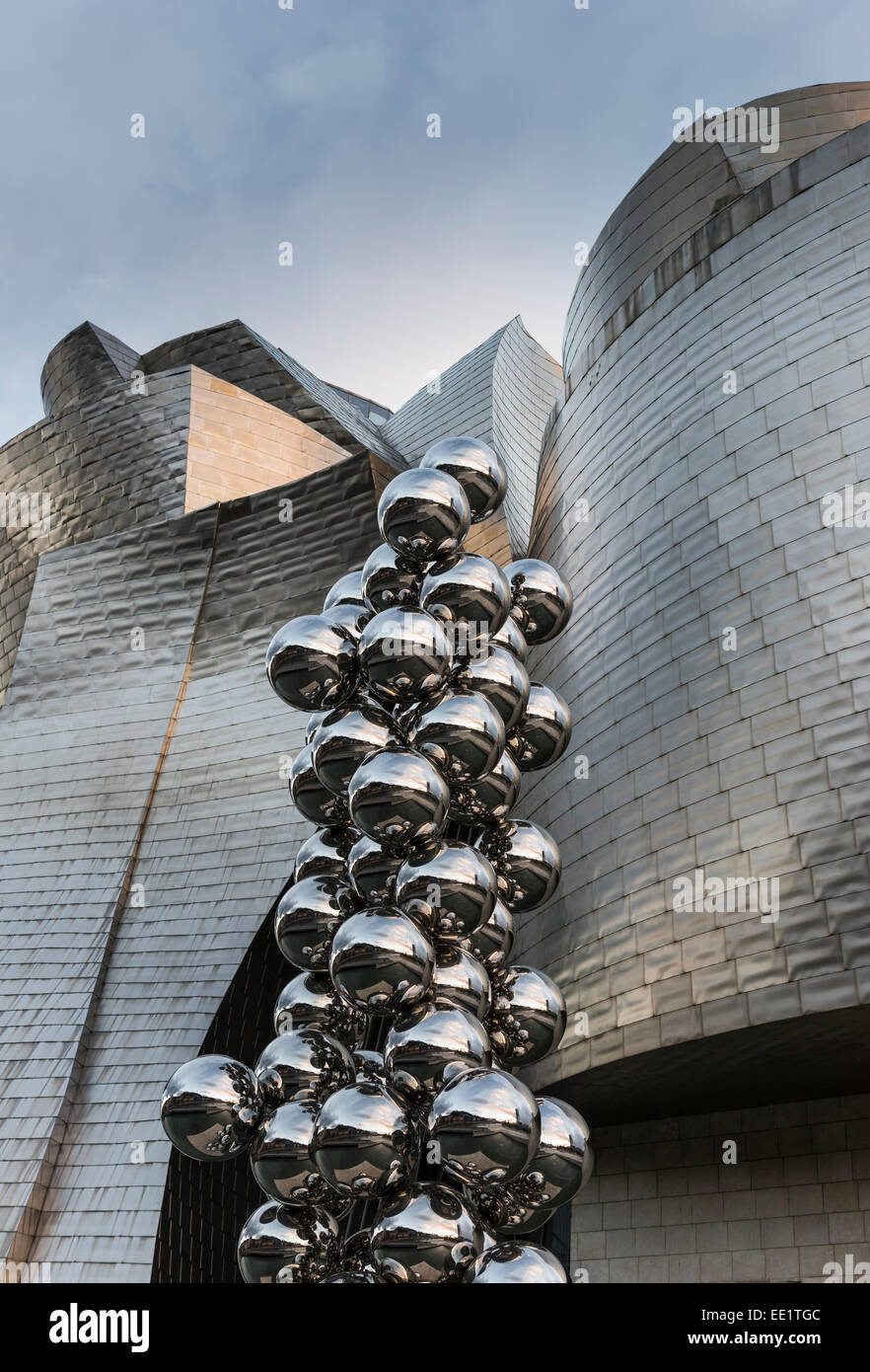 Guggenheim-Museum. Bilbao, Baskenland, Spanien. Stockfoto