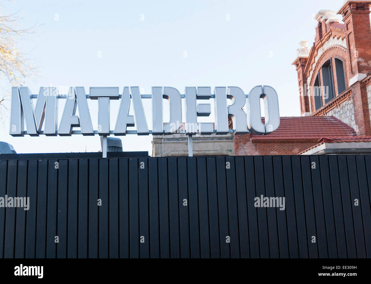 Kulturzentrum Matadero, Madrid Stockfoto