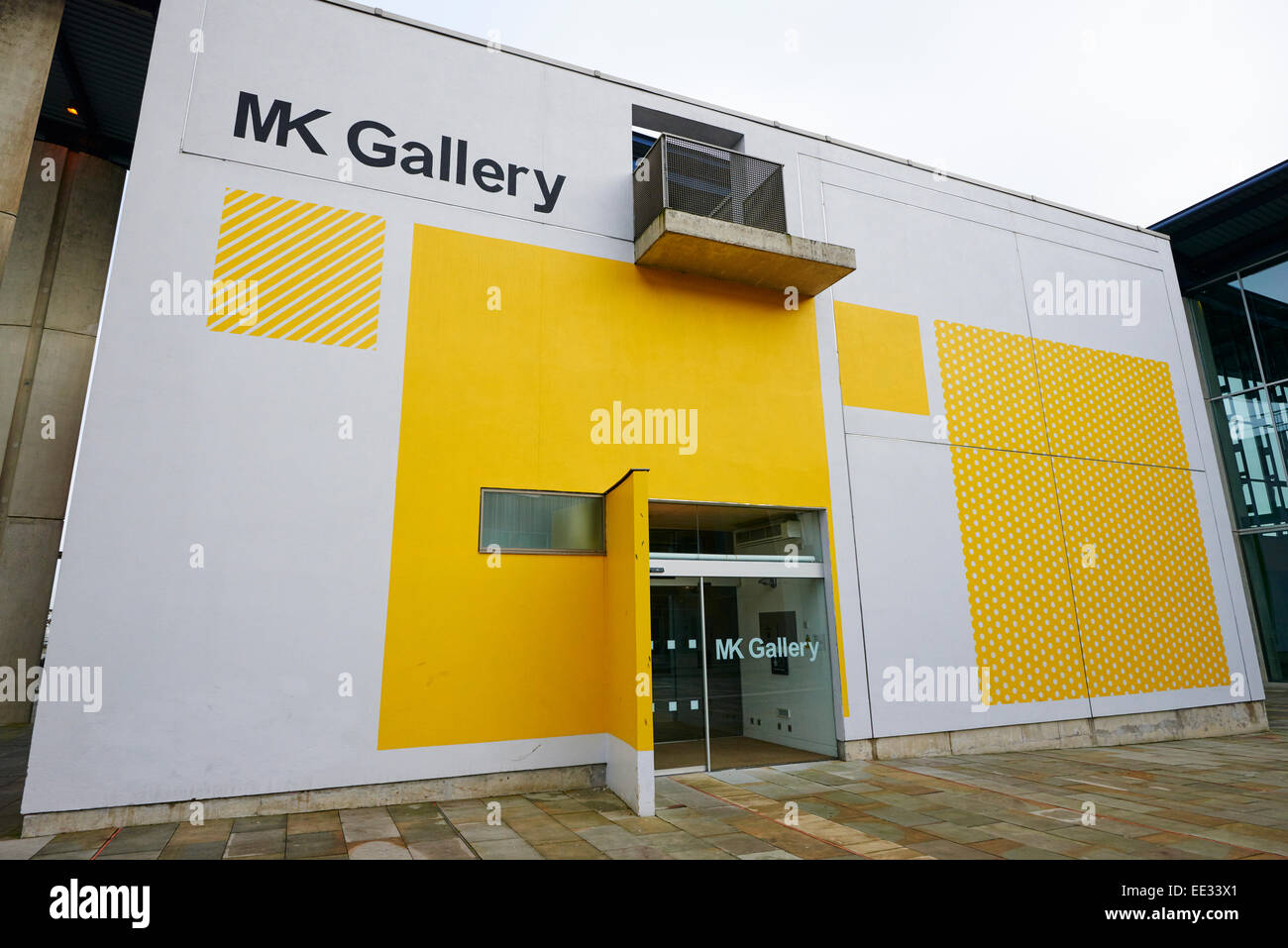 MK-Galerie, entworfen von Andrzej Blonski Margaret Powell Square Milton Keynes Buckinghamshire UK Stockfoto