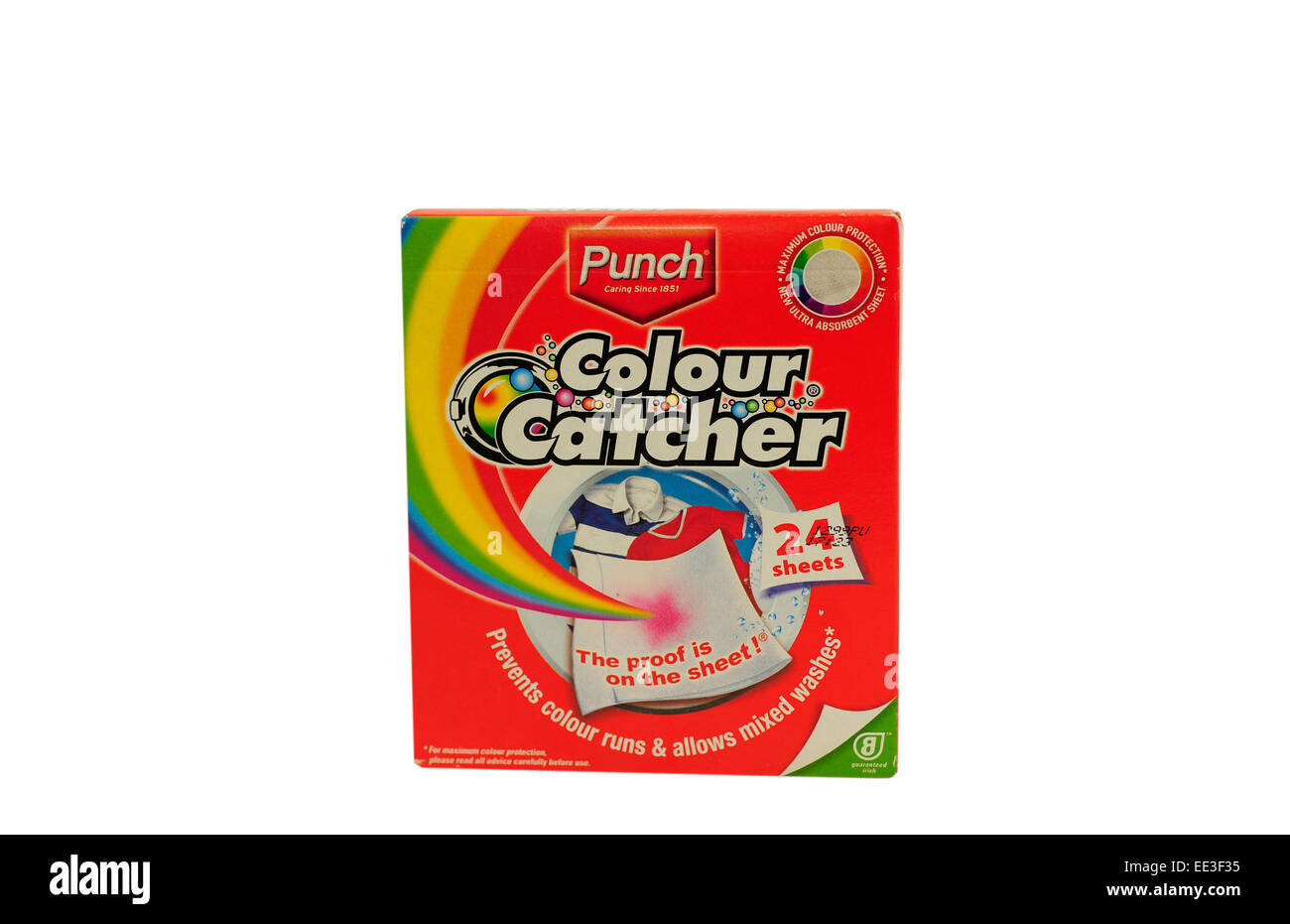 Punch-Farbe-Catcher Stockfoto