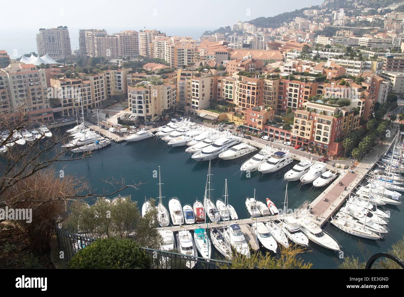 Bucht in Montecarlo Stockfoto