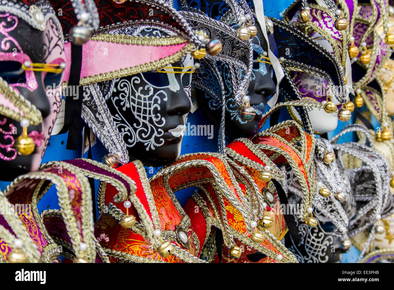 Karneval in Venedig Maske Stockfoto