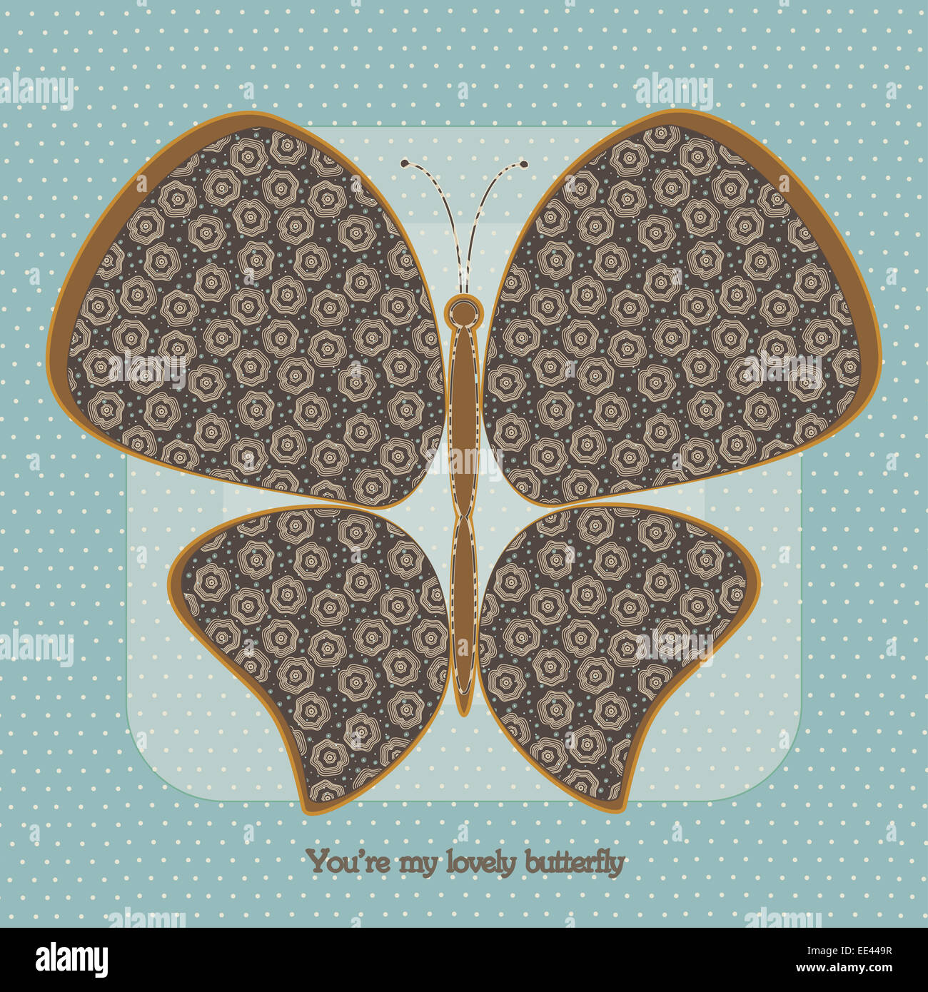 Stilisierten Schmetterling. Vektor. EPS-10. Abstrakter Schmetterling Stockfoto