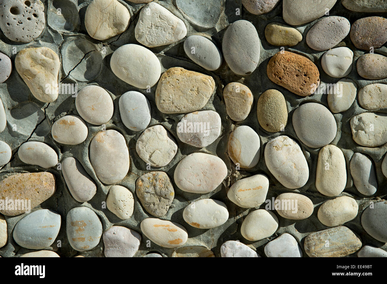 Nahaufnahme von Steinen in Portugal Stockfoto