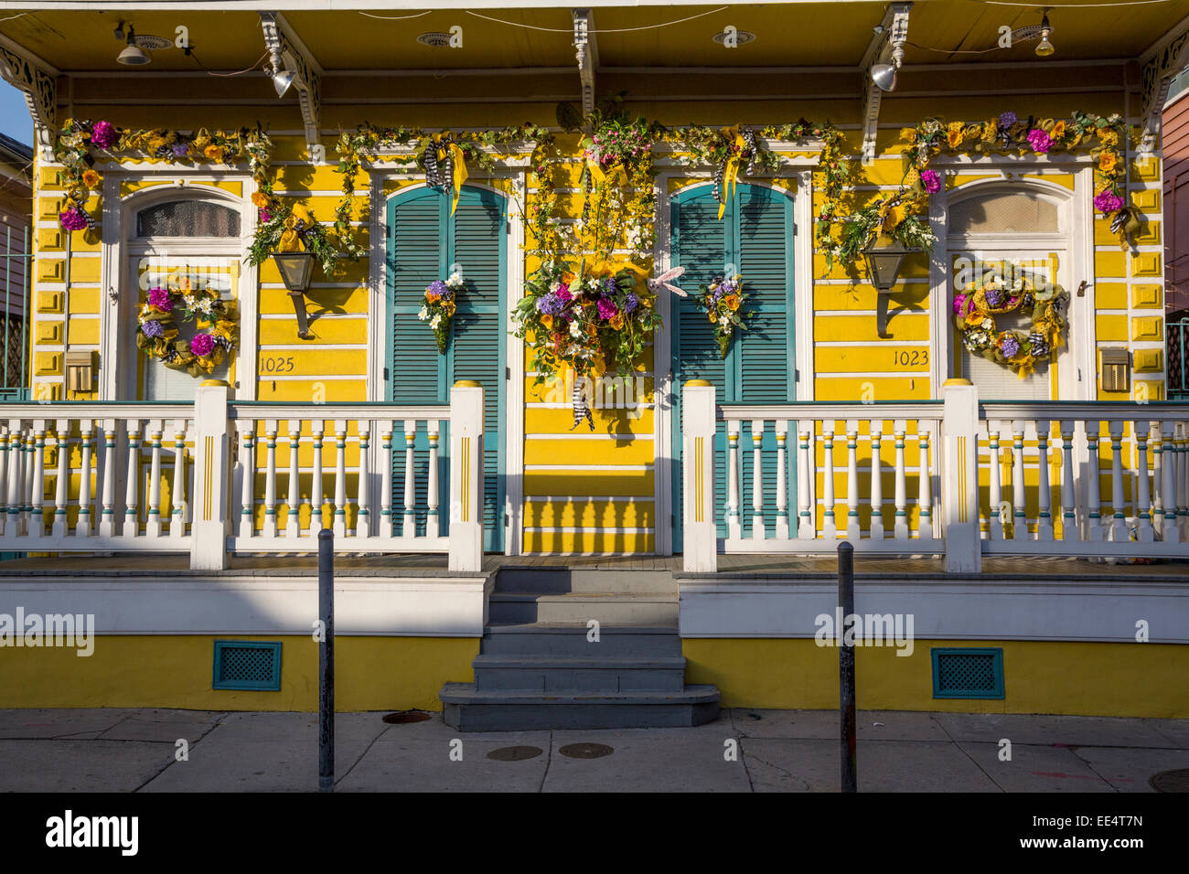 French Quarter New Orleans Louisiana Doppelte Shotgun