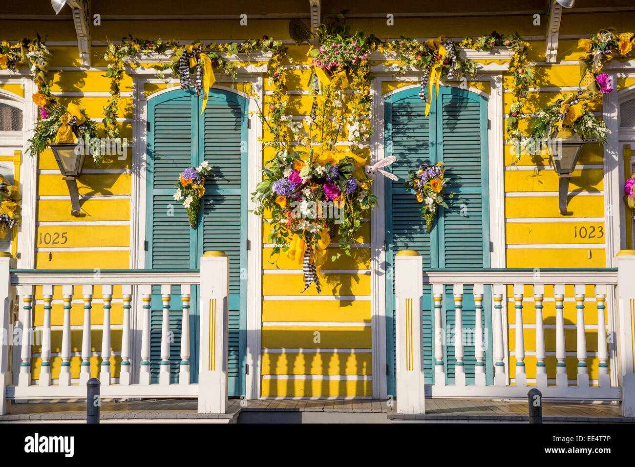 Shotgun House New Orleans Stockfotos Shotgun House New