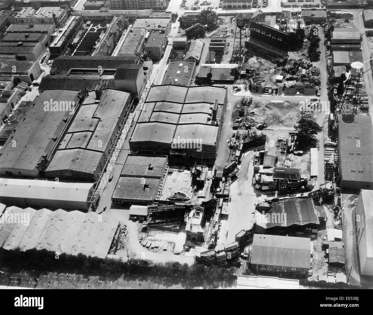 Paramount Studios, High Angle View, Los Angeles, Kalifornien, USA, 1933 Stockfoto