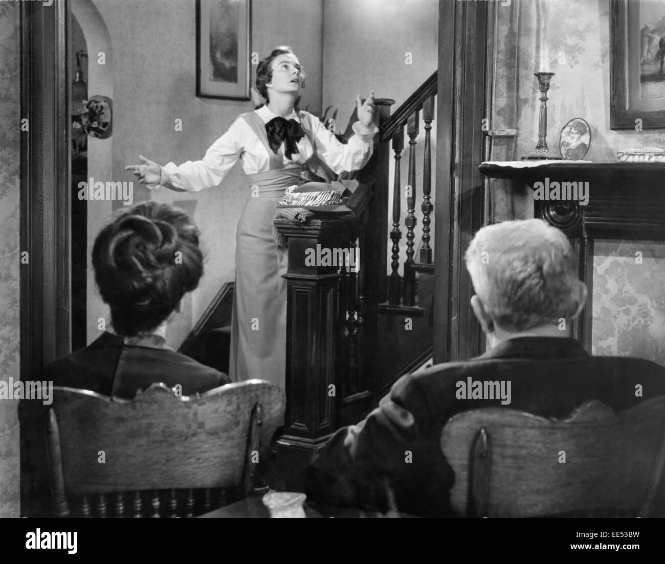 Teresa Wright, Jean Simmons, Spencer Tracy, am Set des Films "Die Schauspielerin", 1953 Stockfoto