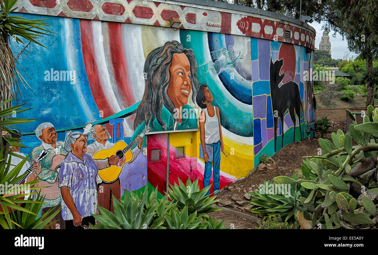 Centro Cultural De La Raza, Balboa Park, San Diego, Kalifornien USA Stockfoto