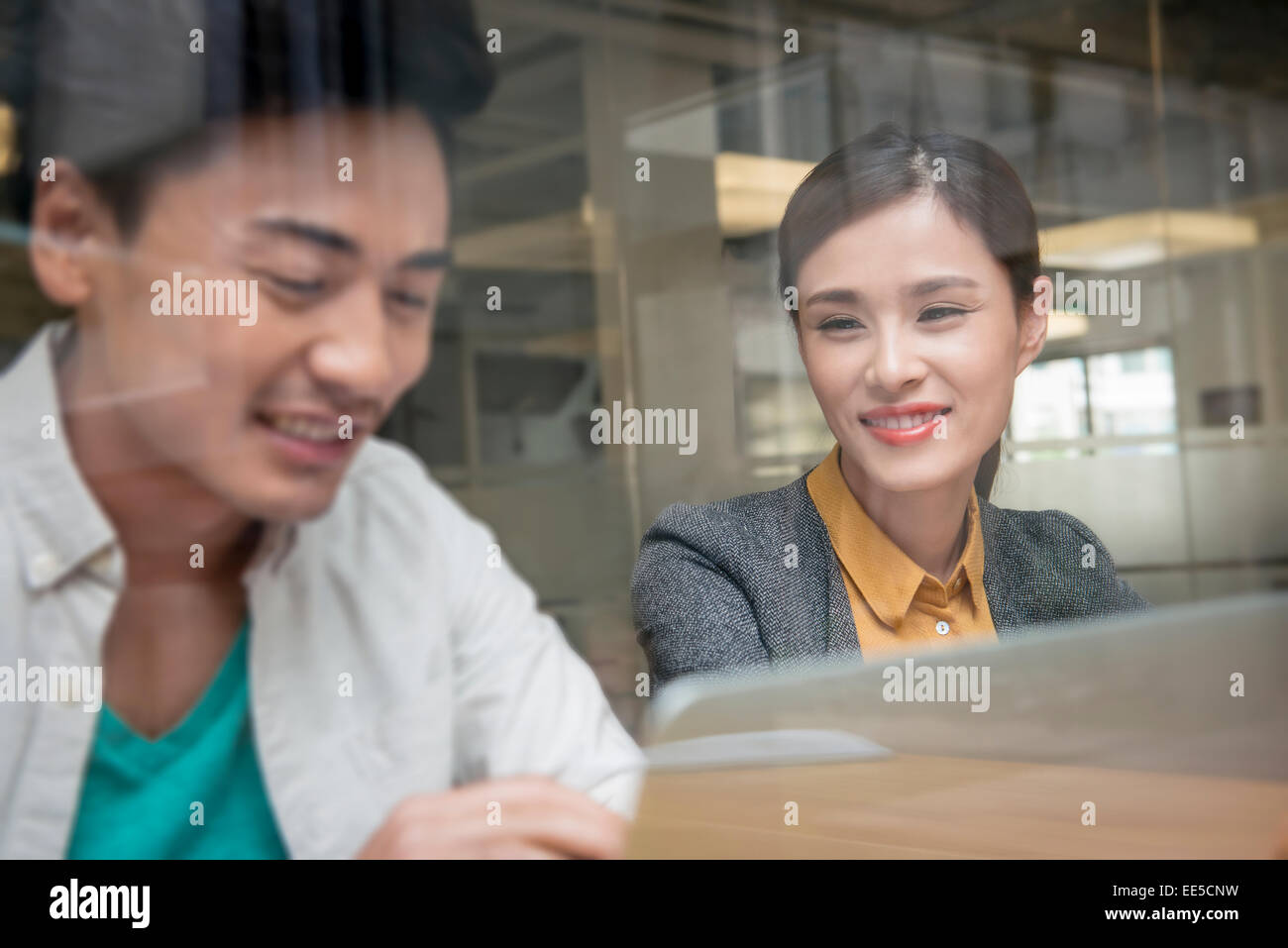 Creatives mit informellen Treffen Stockfoto