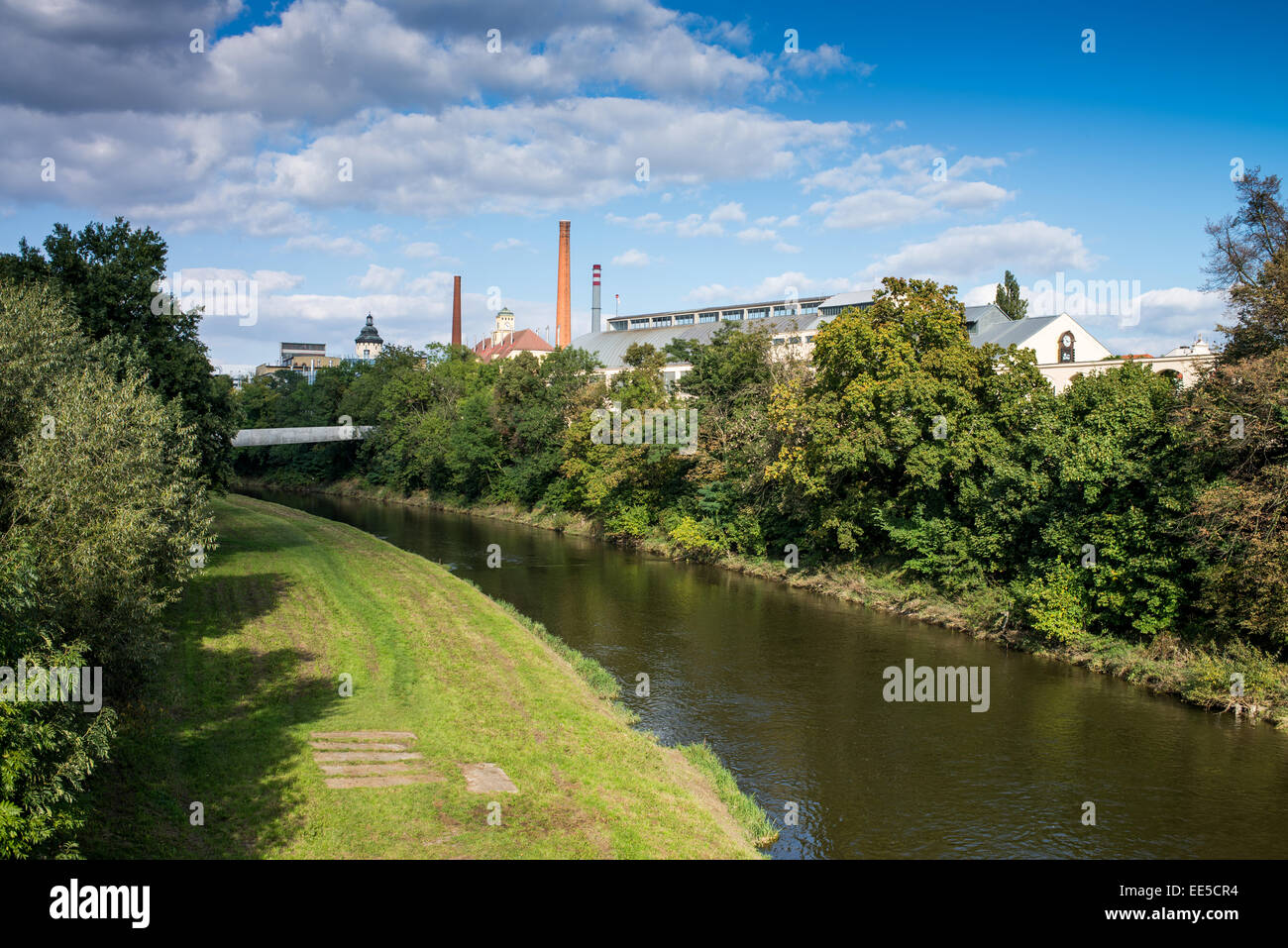 Pilsen, der Europäischen Kulturhauptstadt Europas 2015 und die Heimat der Pilsner Bier in Westböhmen in der Tschechischen Republik Stockfoto