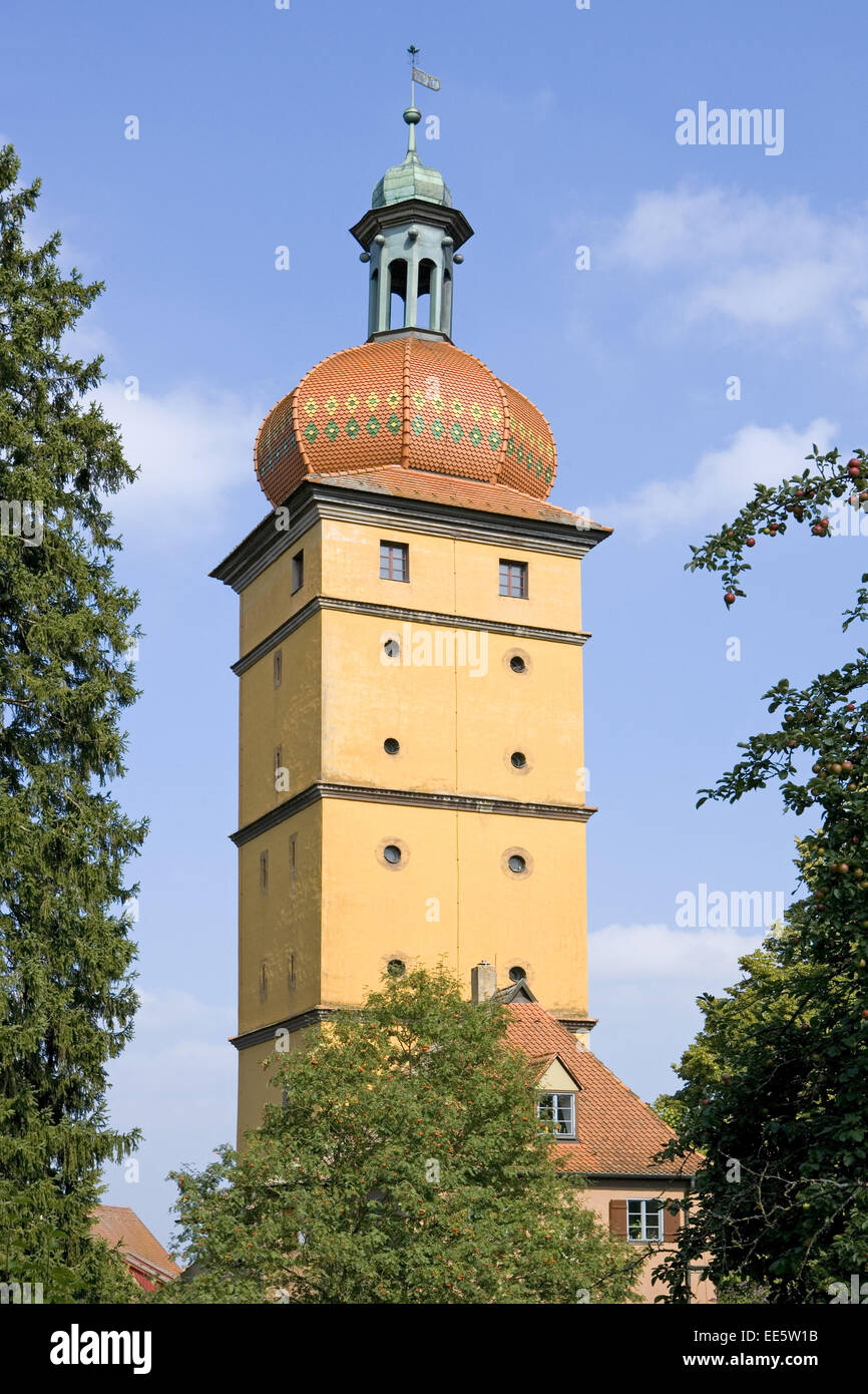 Deutschland, Bayern, Franken, Dinkelsbühl, Europa, Sueddeutschland, Mittelfranken, Stadt, Innenstadt, Sehenswuerdigkeit, Gebaeu Stockfoto