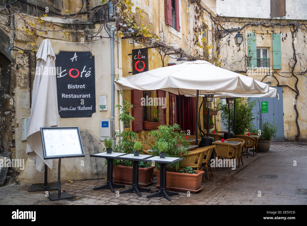 Restaurant, Arles, Bouches-du-Rhône, Frankreich Stockfoto