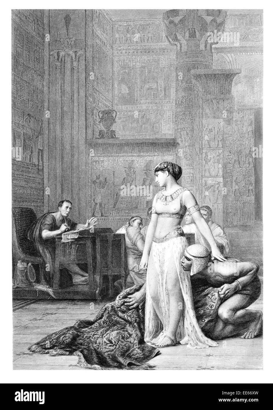 Antonius und Cleopatra Tragödie William Shakespeare spielen Theater spielen Akt Schauspieler Stockfoto