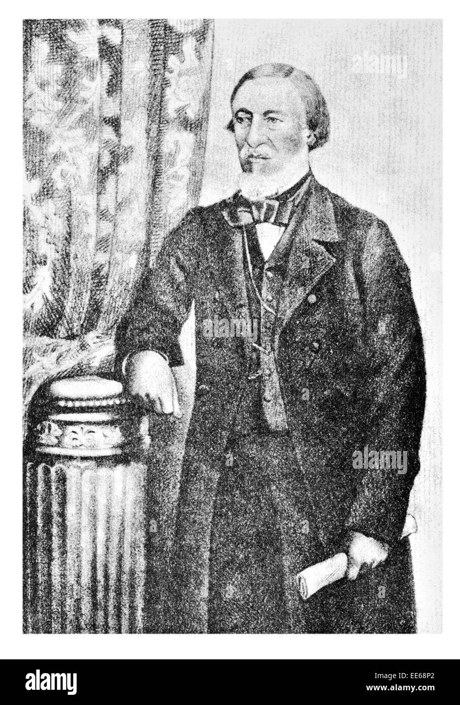 John Septimus Roe 8 Mai 1797 28 Mai 1878 Surveyor General Explorer Executive Legislativrat Porträt Stockfoto