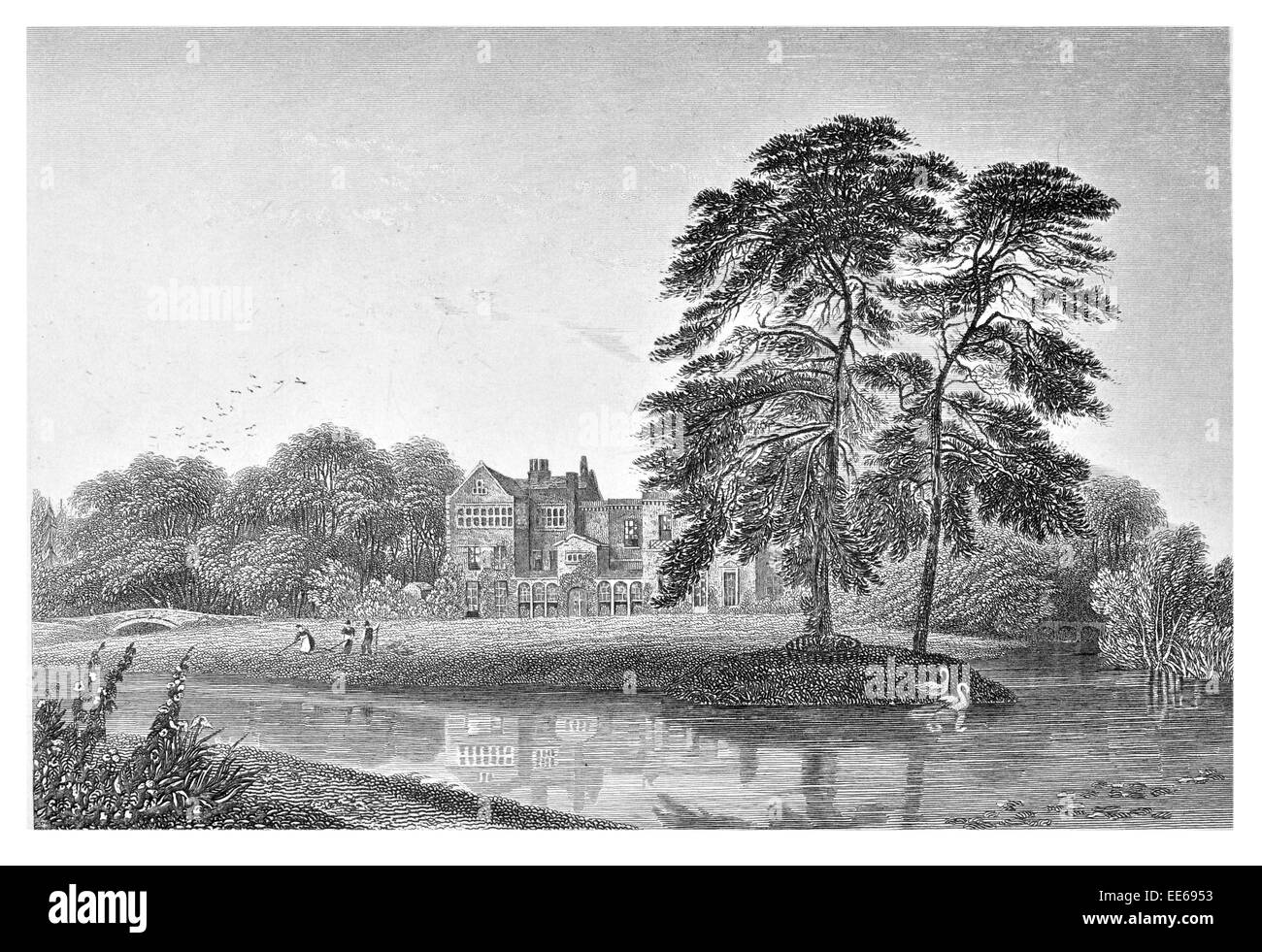 Bewsey Old Hall Bewsey Farm Cl Warrington WA5 9PB Lancashire North West England 1879 englische britischen Inseln Großbritannien Stockfoto