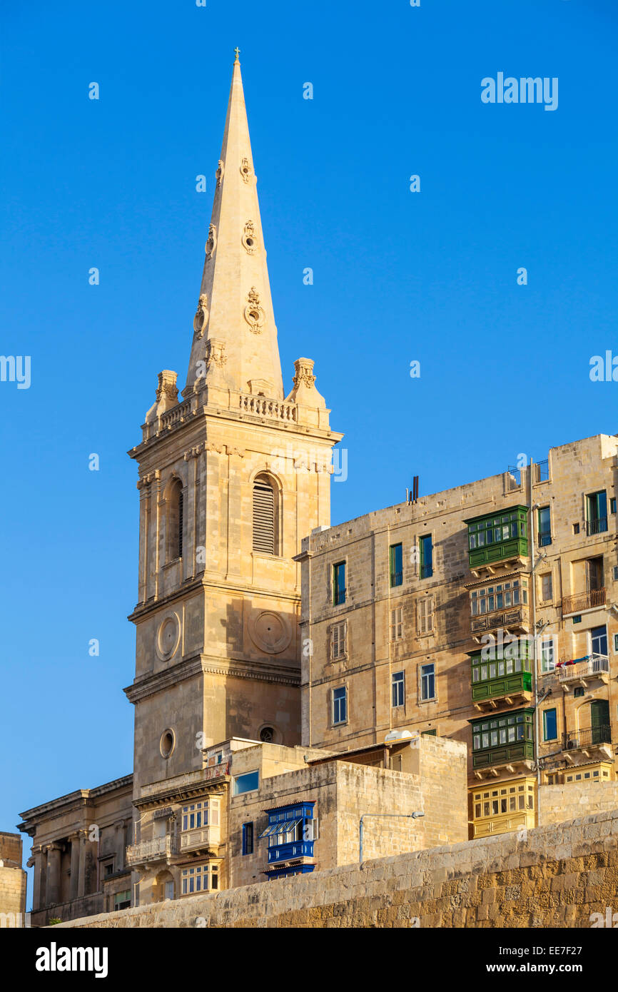 St Pauls Anglican Cathedral Valletta Malta EU Europa Stockfoto