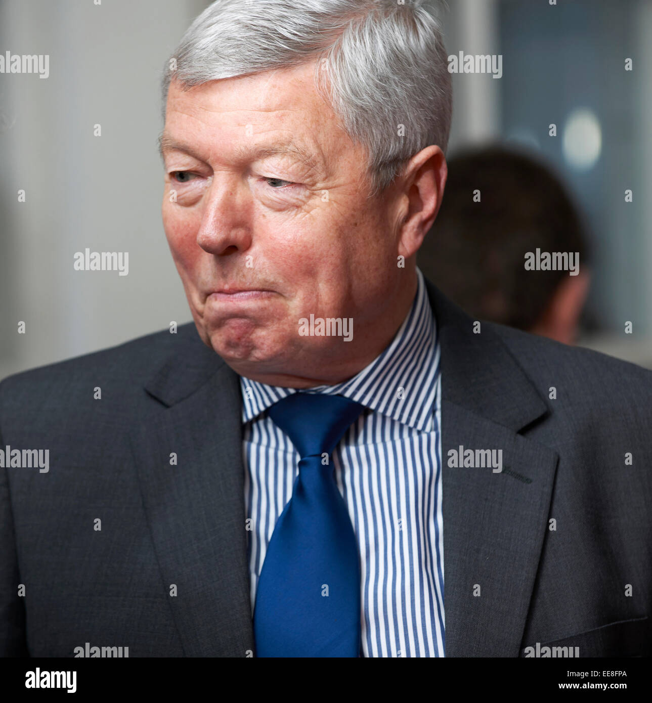 Alan Johnson mittags die Oldie literarische 13.01.15 Stockfoto