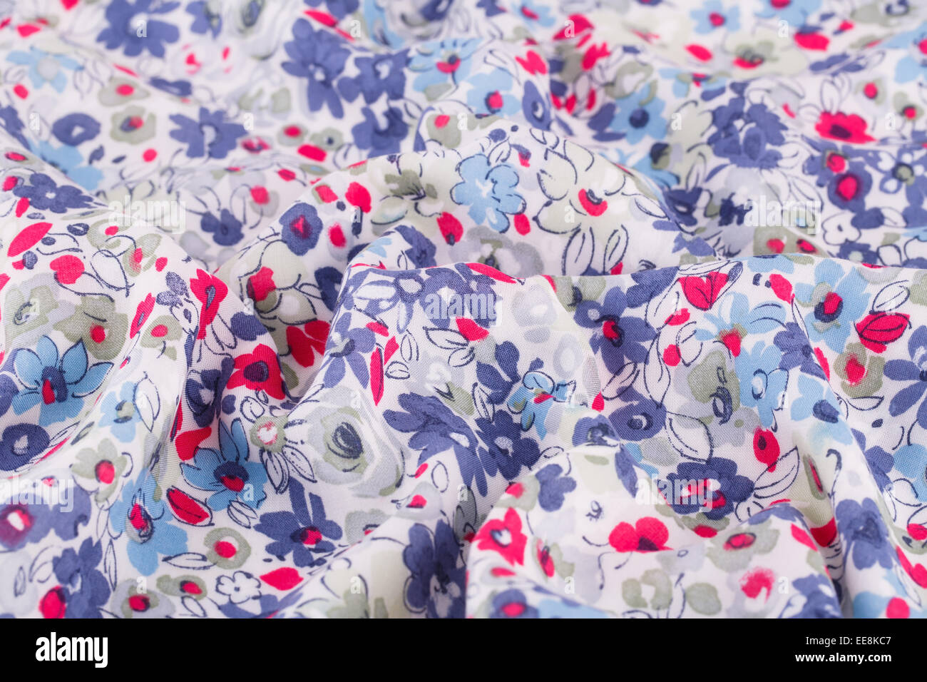 Bunten Stoff für den Hintergrund, Nahaufnahme. Stockfoto