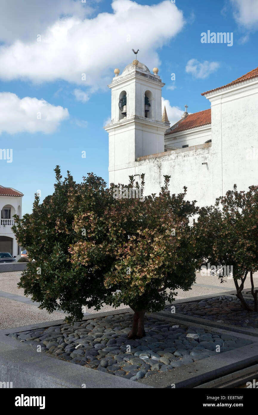 Igreja Nova Misericordia Kirche in Aljezur, Portugal Stockfoto