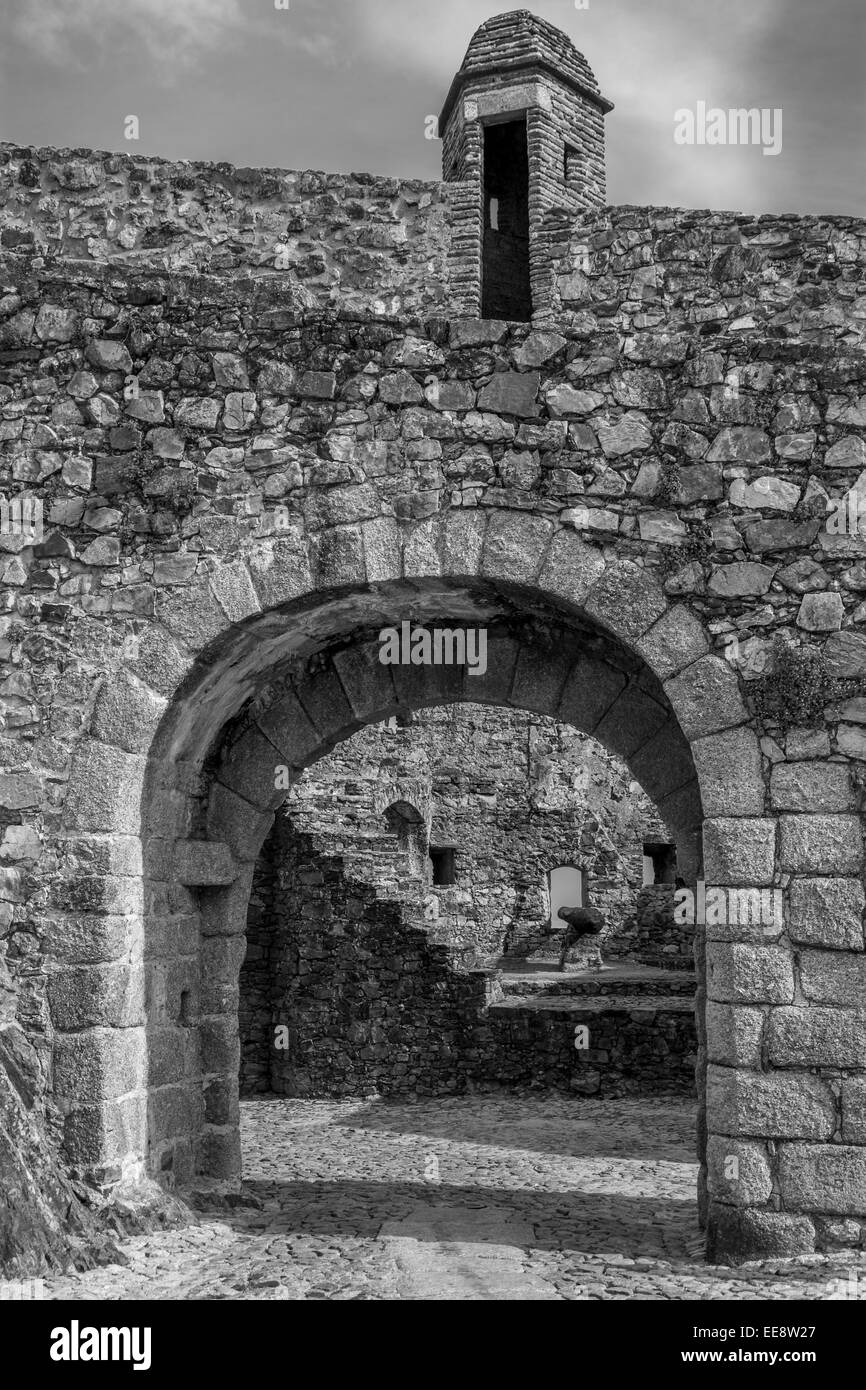 Castelo de Marvao (Schloss in Marvao), in der Nähe von Portalegre Stockfoto